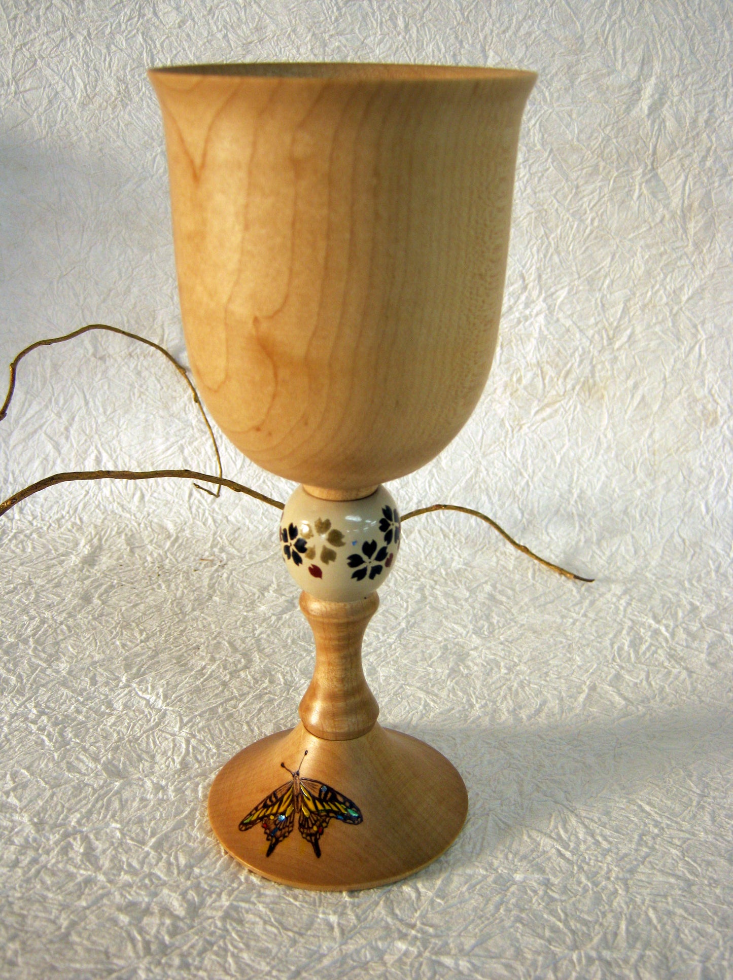 木製ワイングラス-桜 /Wooden wineglass-sakura