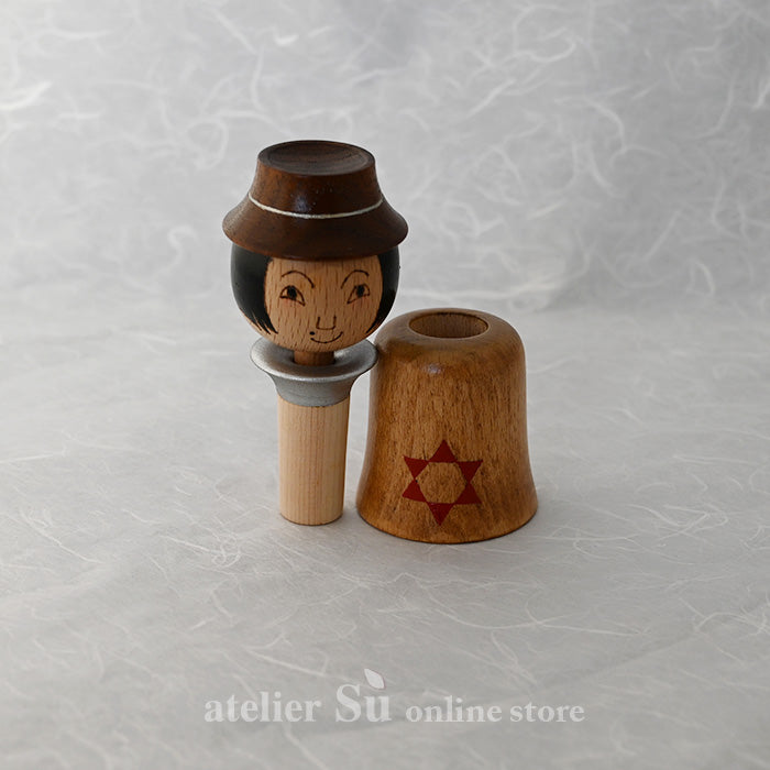 こけしワインストッパー/KOKESHI winestopper
