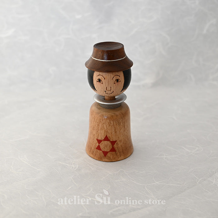 アトリエSu'のこけしワインストッパー/KOKESHI winestopper