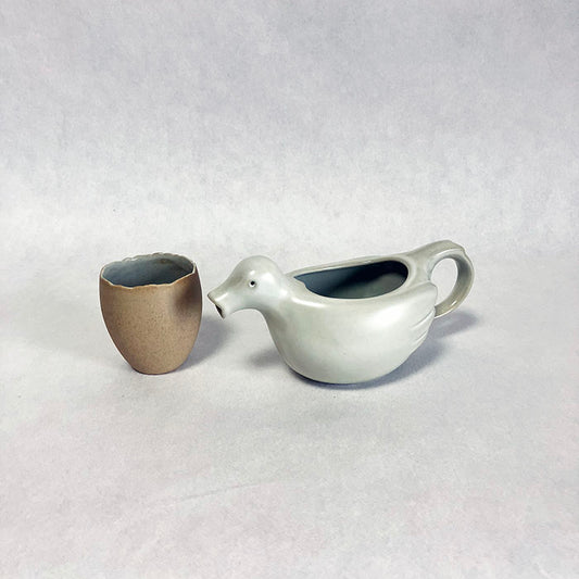 Bird tea pot & cup