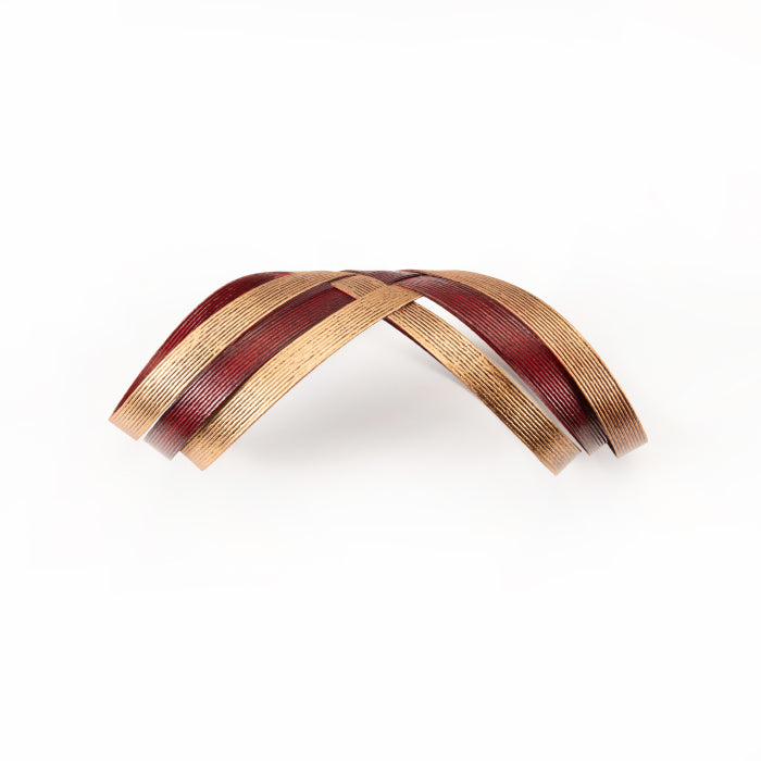 Urushi flat string bracelet- Red