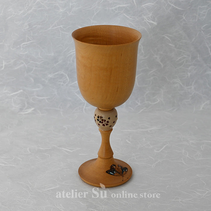 木製ワイングラス-桜 /Wooden wineglass-sakura　